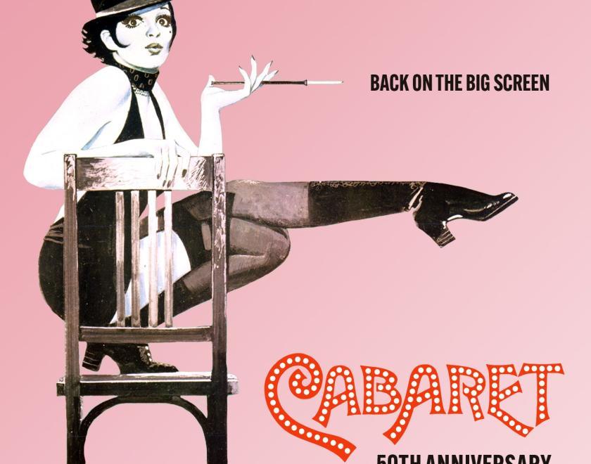 Cabaret banner with liza minnelli