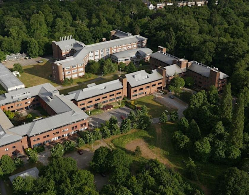 Aerial view of University of Reading campus