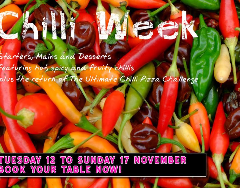 Chilli Week at The Flowing Spring