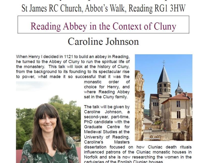 cluny talk information