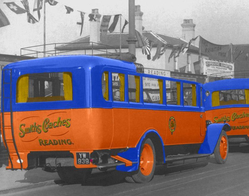 coloured Lancia coaches of Smiths