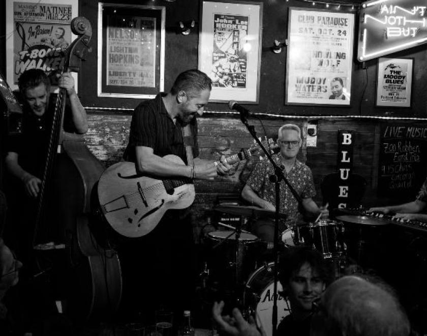 Chris Corcoran Band on stage