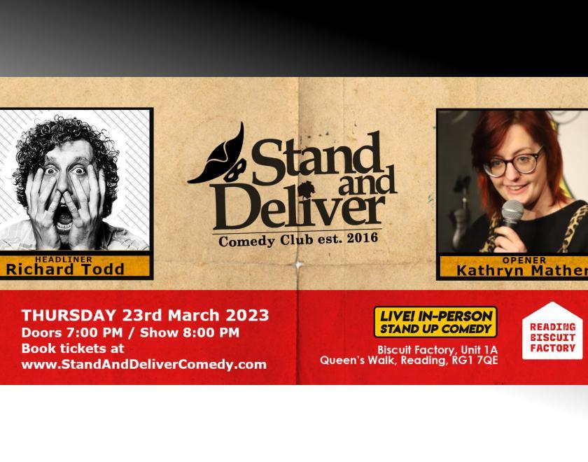 Stand and Deliver March poster