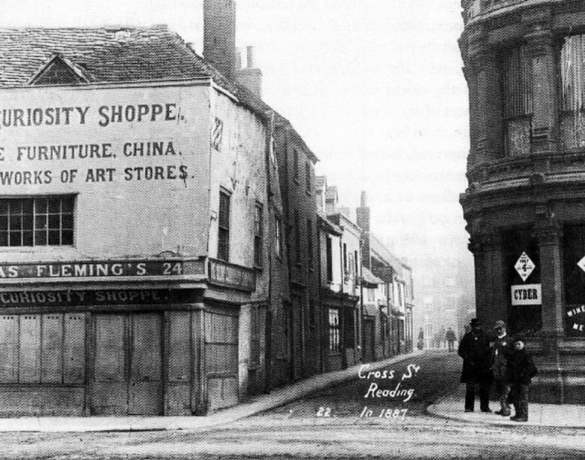 Cross Street in Reading in 1887