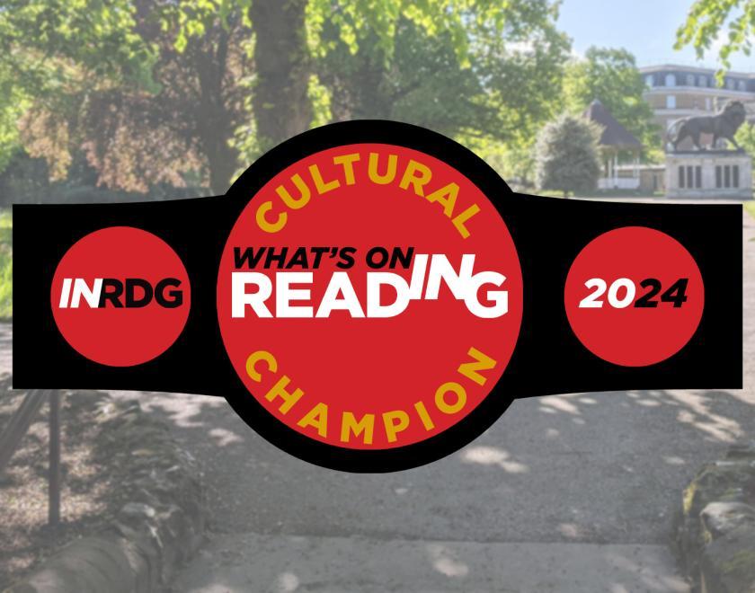 The What's On Reading Cultural Champion logo