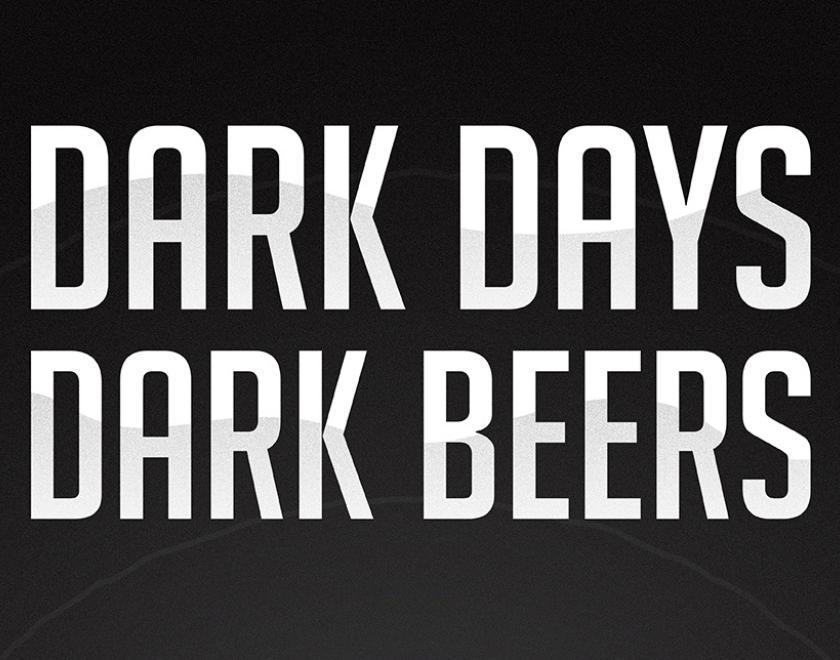 Dark Days, Dark Beers logo