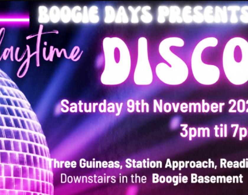 Boogie Days Daytime Disco