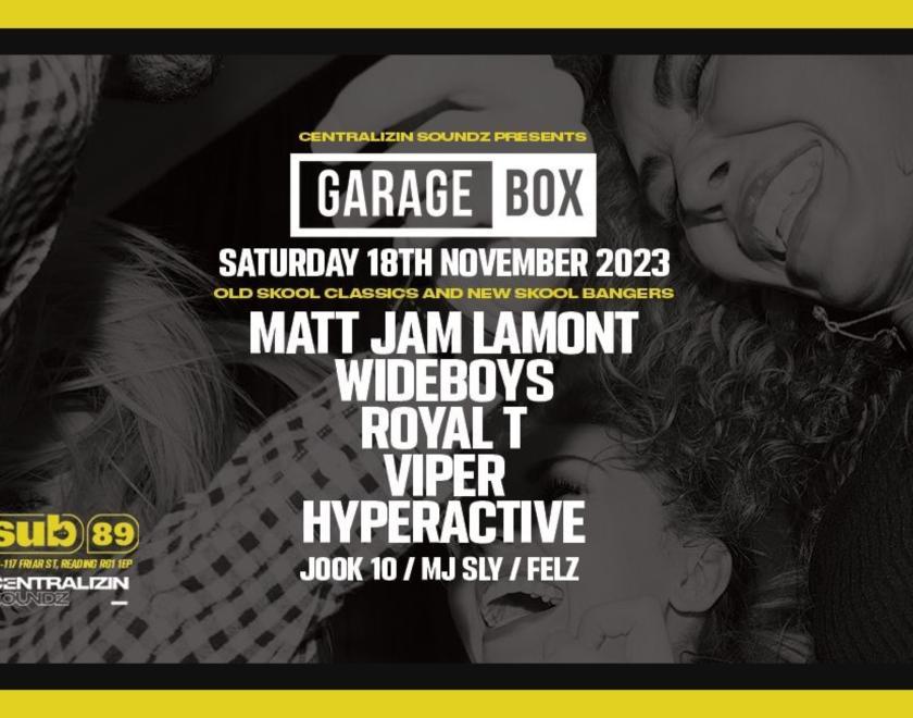 Garage Box Reading Launch Party