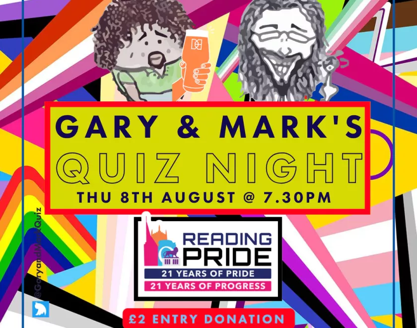 Gary & Mark’s Charity Quiz for Reading Pride