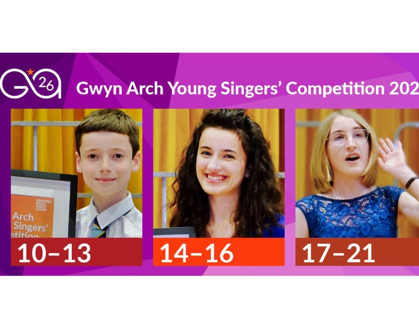 Three young singers