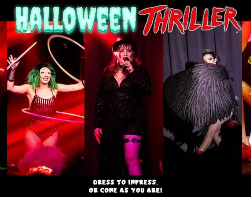 Montage of various cabaret performers