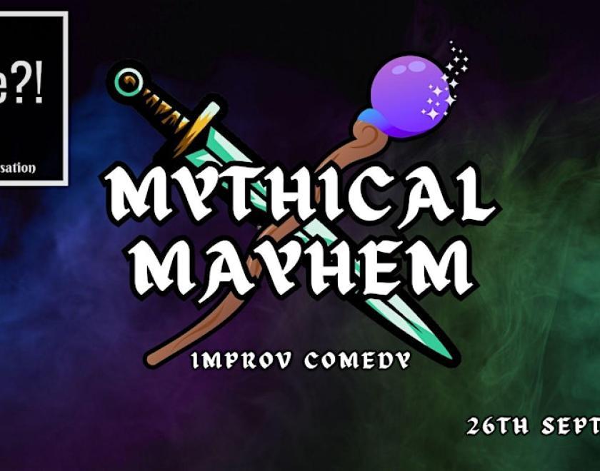  What's The Game?! Mythical Mayhem! Promo Flyer