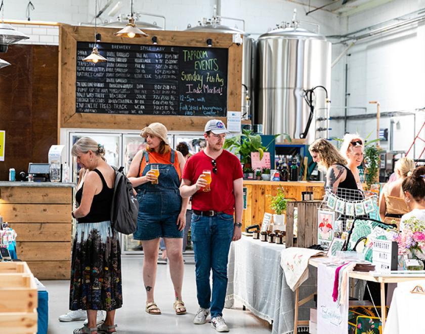 Reading’s Indie Market at Double-Barrelled taproom