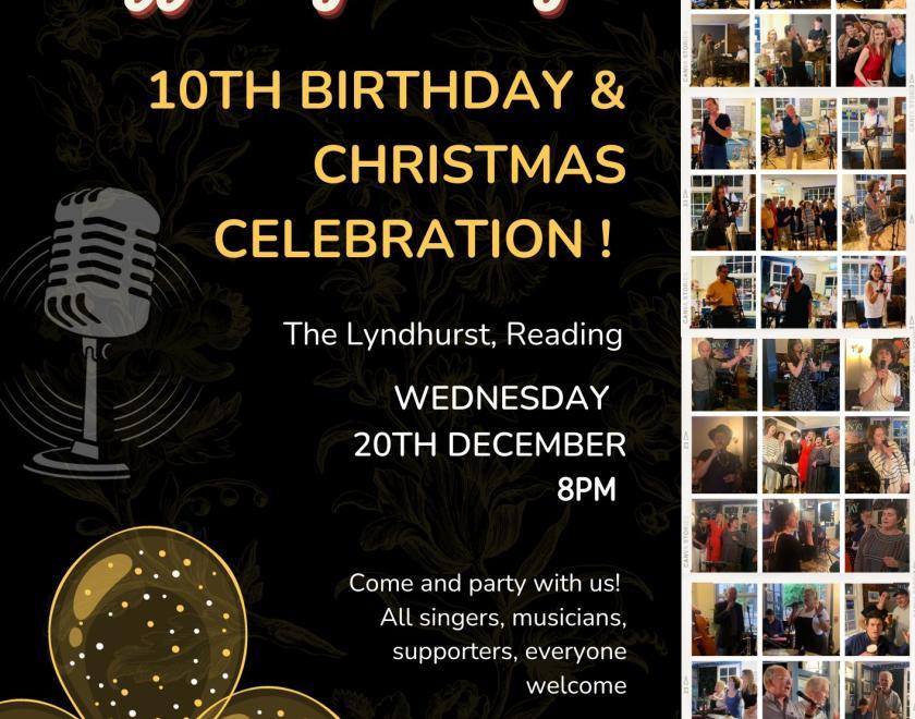 Jazz Singers' Night in Reading - 10th Birthday & Christmas Celebration!