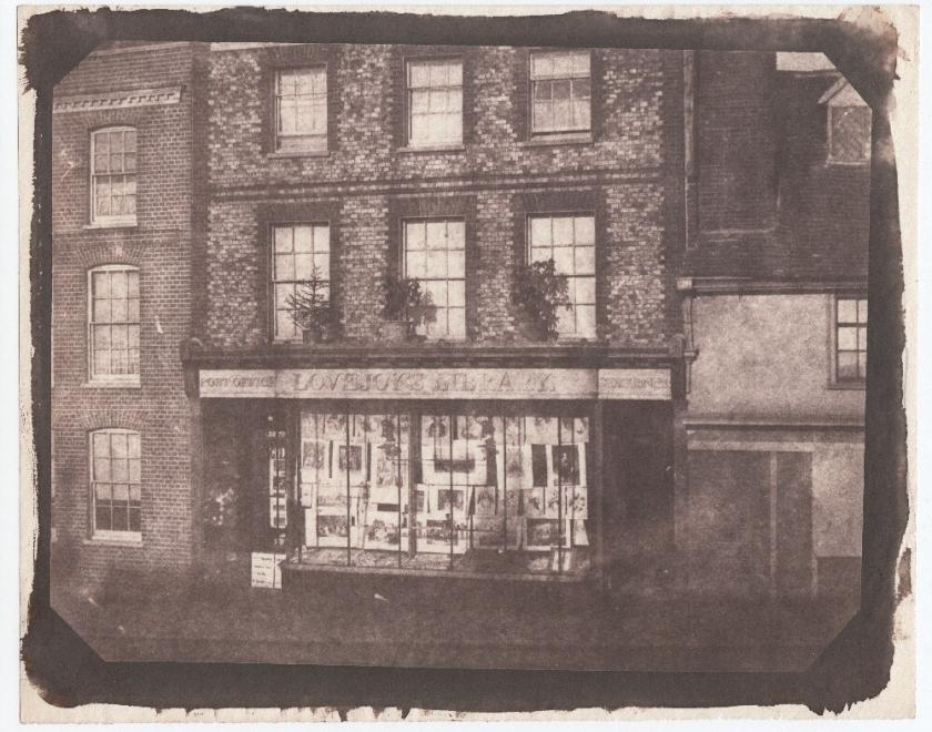 Photo of Lovejoy's library in Reading c.1845