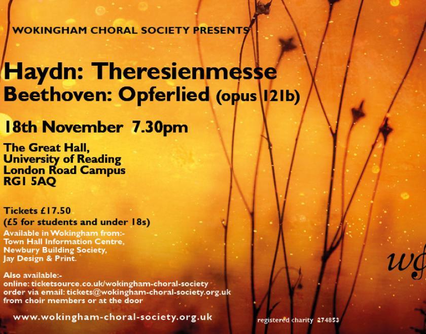 Wokingham Choral Society in Concert