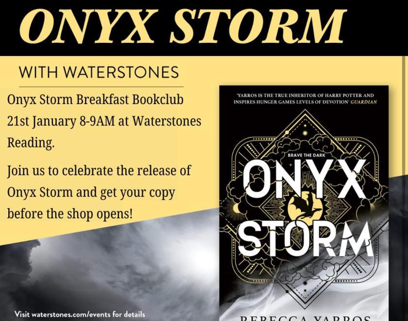 Onyx Storm Breakfast Bookclub