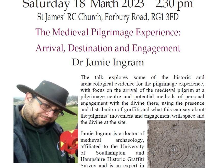 poster showing lecture information