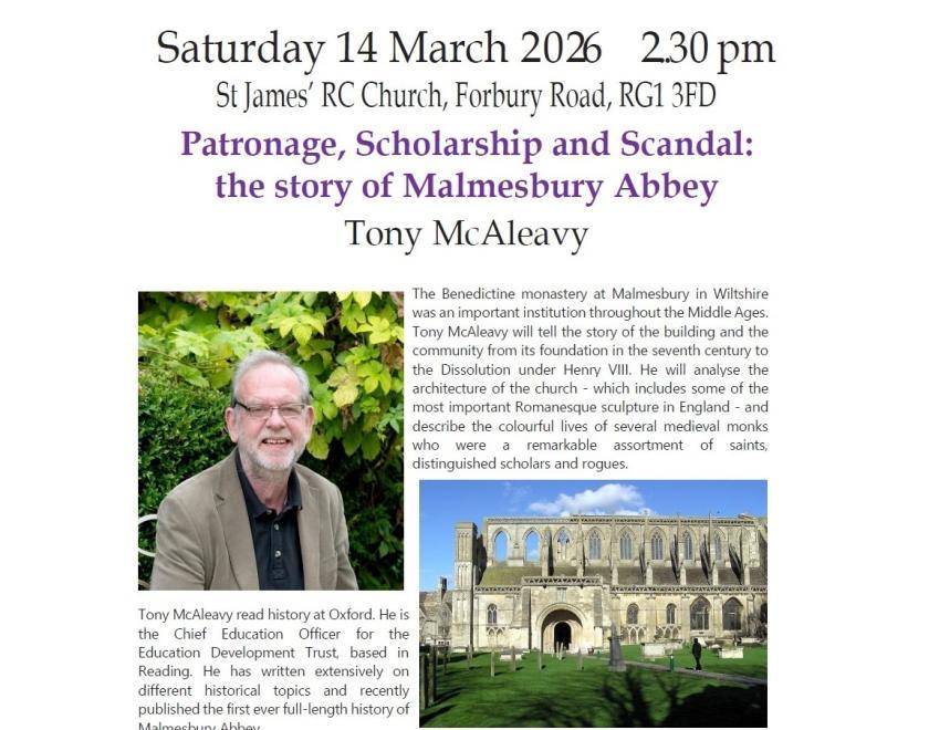Text and photo about Malmesbury Abbey