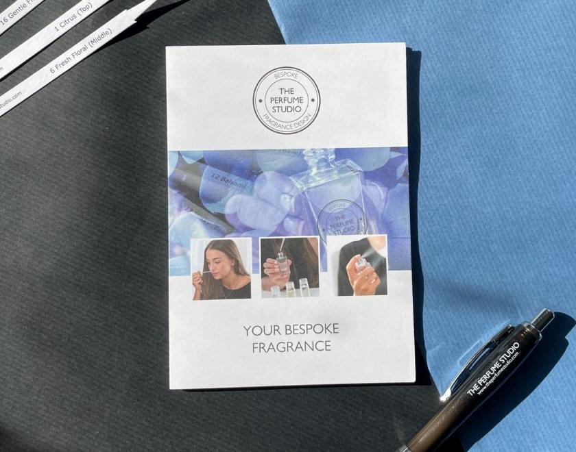 Pamphlet for Fragrance Design Experience