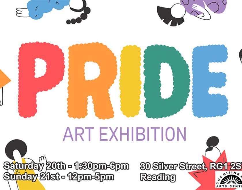 Pride Art Exhibition poster