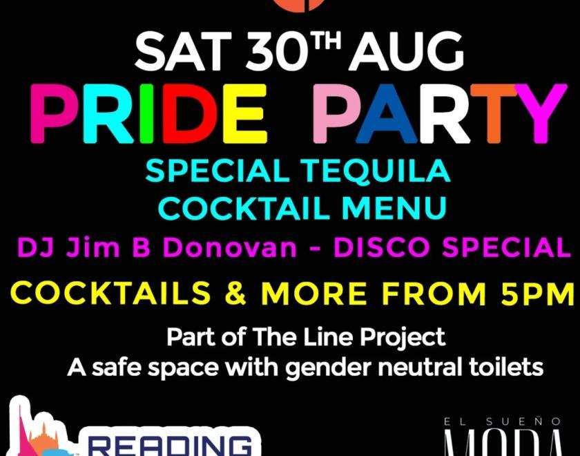 Poster for Milk's Pride Party