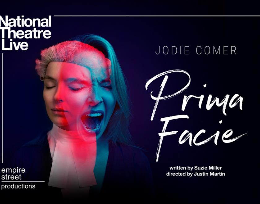 Prima Facie poster featuring Jodie Comer