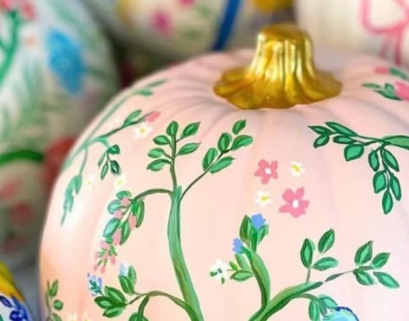 Painted pumpkins