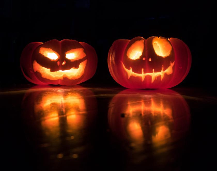 carved pumpkins