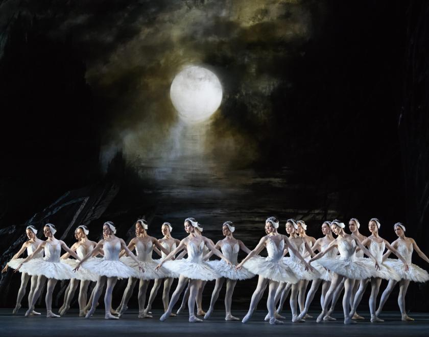 Swan lake corps de ballet