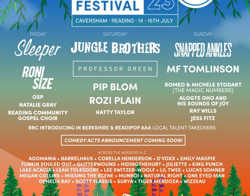 Readipop Festival Line Up Poster