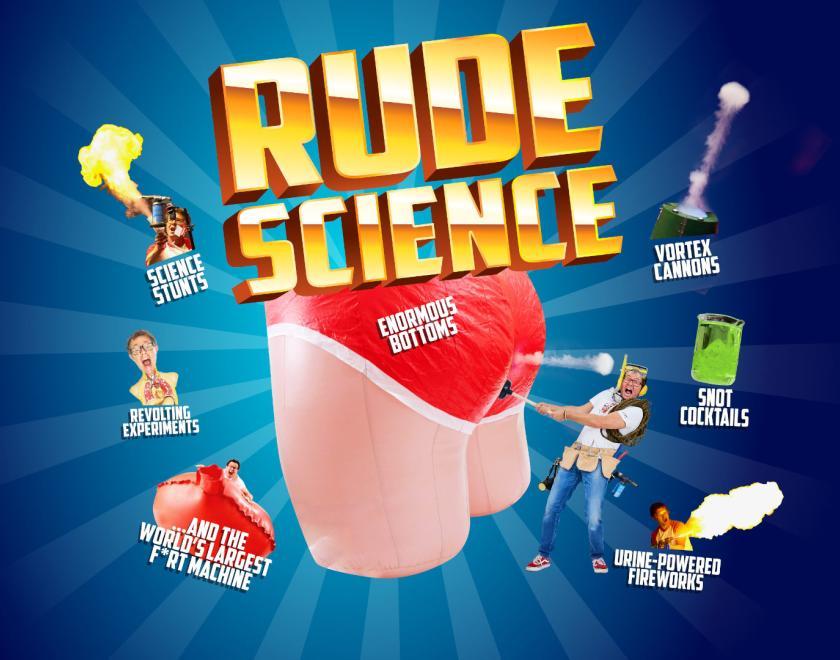 Rude Science Live - april 2024 at The Hexagon Reading
