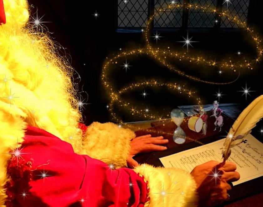 santa writing a letter