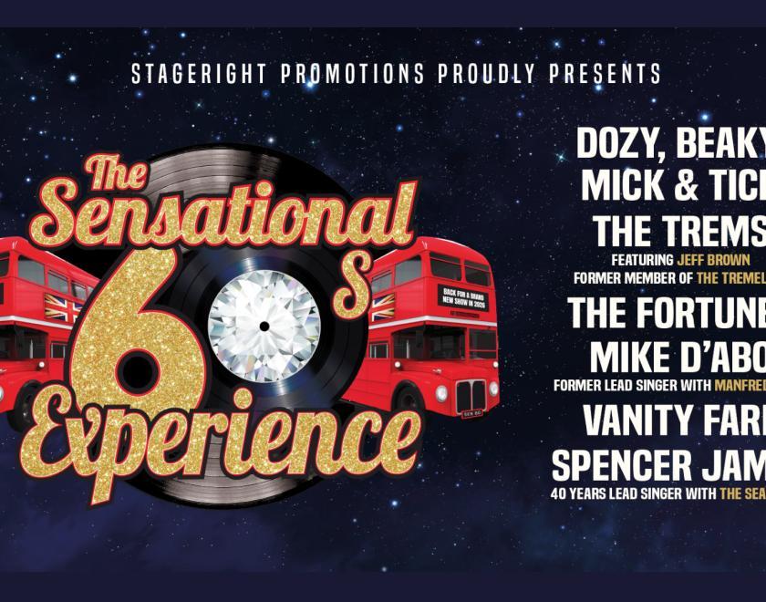 The Sensational 60s Experience  - May 2026 at The Hexagon Reading.