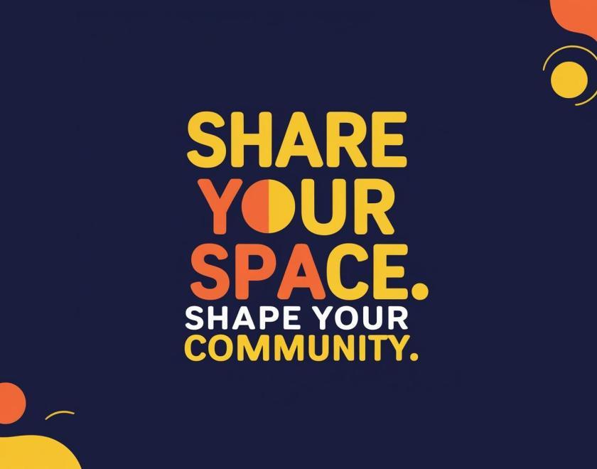 Share Your Space. Support Your Community.