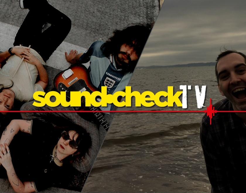 Photos of the band Dazed Minded and the singer Ben Marwood, with the Sound-check logo over the top