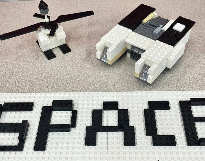 LEGO space models