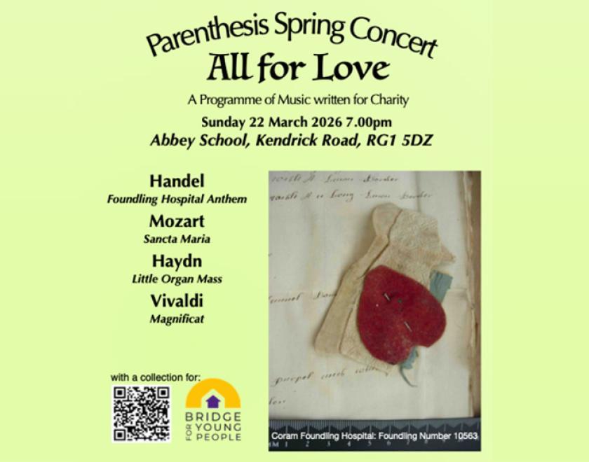 Poster for Parenthesis Spring Concert with info about the event