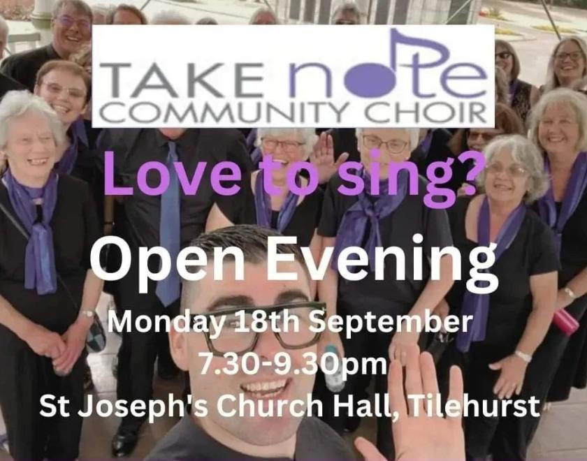 Take Note Community Choir Open Evening
