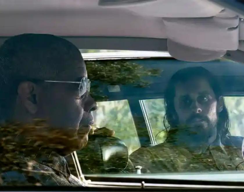 Denzel Washington and Jared Leto in The Little Things