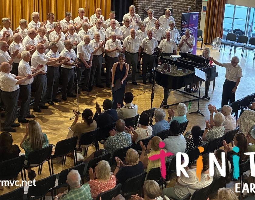 Reading Male Voice Choir performing at Trinity Church