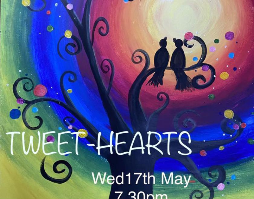 Painting Evening - Tweet Hearts