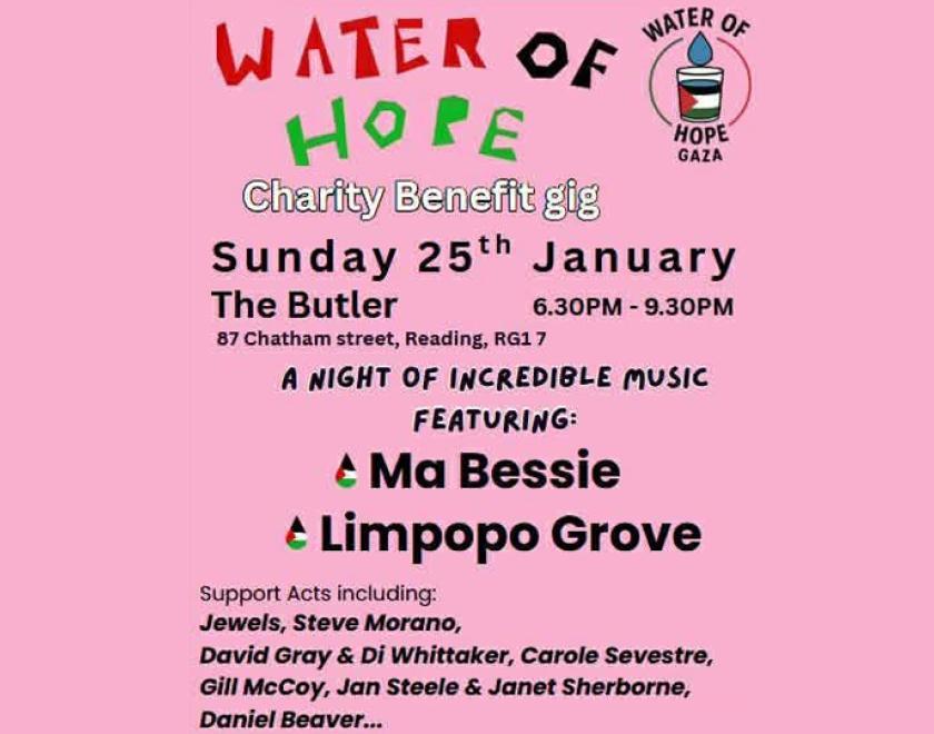 Poster featuring info on the line-up