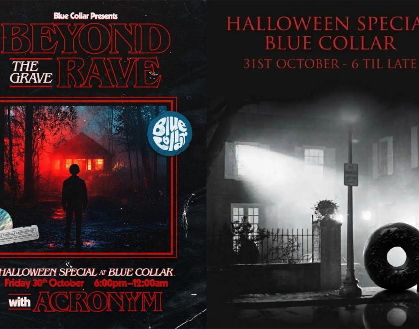 Posters in the style of Stranger Things and the Exorcist