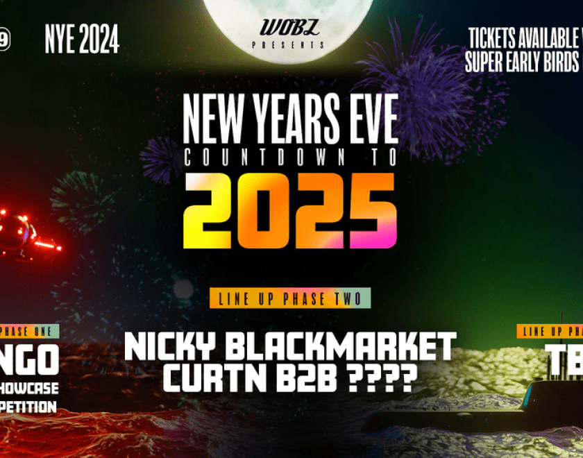 WOBZ Presents NYE poster