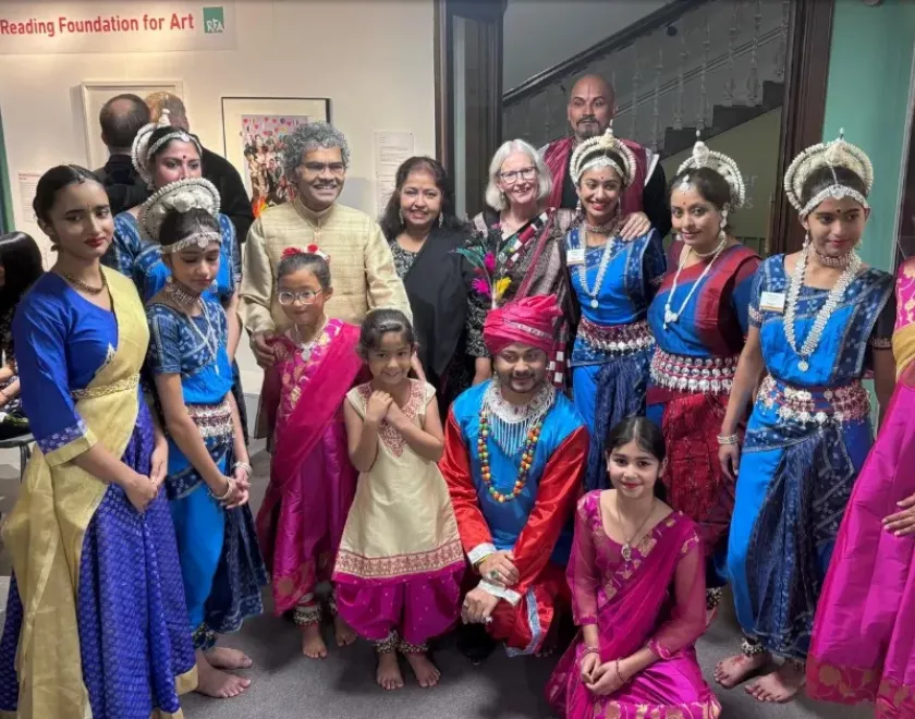 Classical Indian dancers in costume