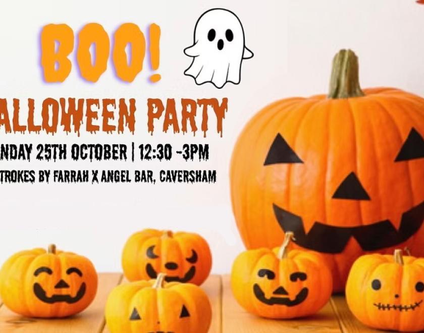 Poster with images of pumpkins